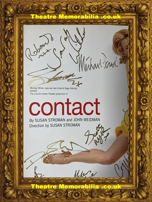 London Queens Theatre - Contact - 2002 Multi Signed Poster - Image 3