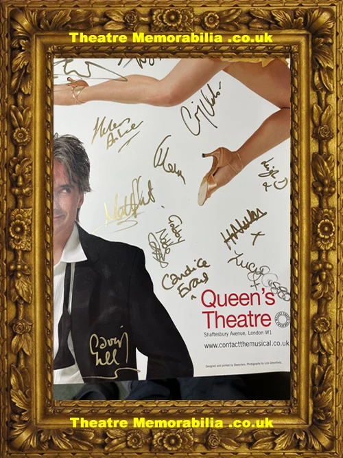 London Queens Theatre - Contact - 2002 Multi Signed Poster - Image 6
