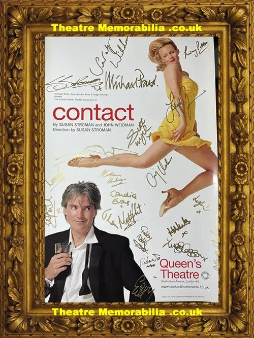 London Queens Theatre - Contact - 2002 Multi Signed Poster - Image 8