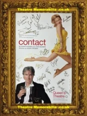 London Queens Theatre – Contact – 2002 Multi Signed Poster