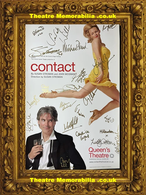 London Queens Theatre - Contact - 2002 Multi Signed Poster - Image 13