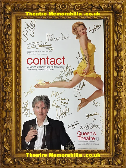London Queens Theatre - Contact - 2002 Multi Signed Poster - Image 18