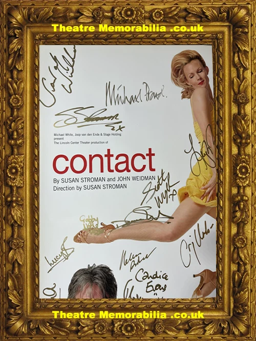 London Queens Theatre - Contact - 2002 Multi Signed Poster - Image 19
