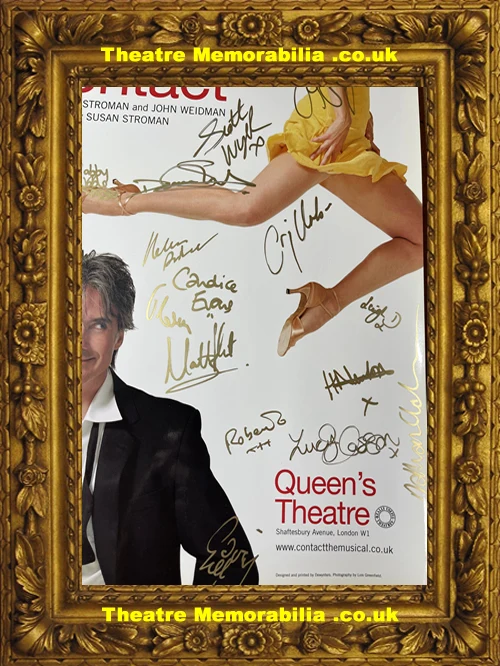 London Queens Theatre - Contact - 2002 Multi Signed Poster - Image 22