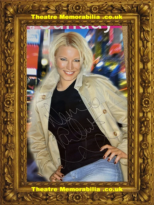 London Gielgud Theatre - Tell Me On A Sunday - 2003 Denise Van Outen Multi Signed Poster - Image 3
