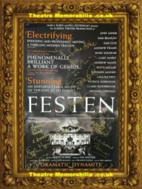London Lyric Theatre – Festen – 2004 Multi Signed Poster