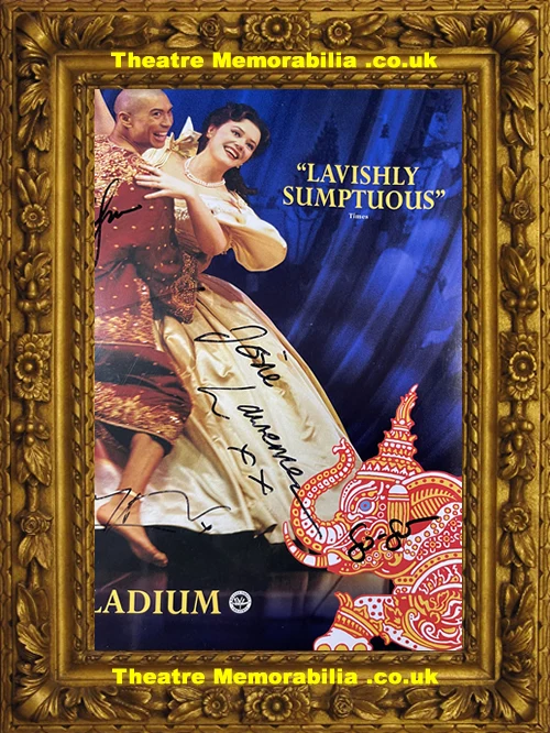 The King and I multi signed poster, London Palladium 2001 - image 4