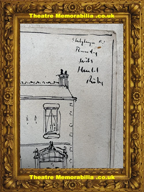 L S Lowry Drawing Pencil Sketch Drawing House Stalybridge 1951 - Image 3