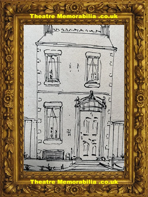 L S Lowry Drawing Pencil Sketch Drawing House Stalybridge 1951 - Image 4