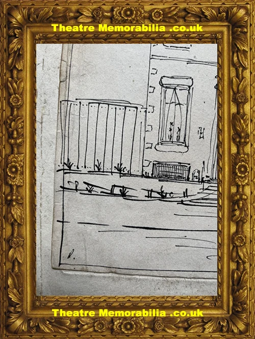 L S Lowry Drawing Pencil Sketch Drawing House Stalybridge 1951 - Image 5