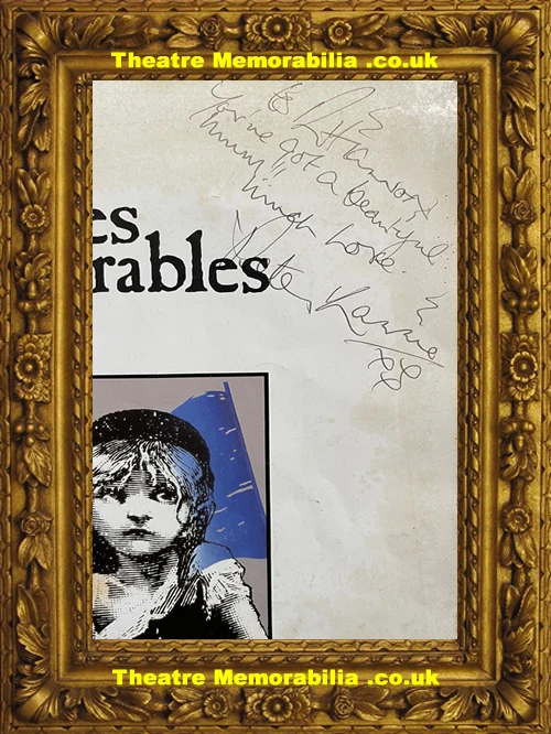 London Palace Theatre Les Miserables Souvenir Brochure Synopsis 1985 Signed - Image 4