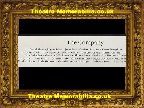 London Palace Theatre Les Miserables Souvenir Brochure Synopsis 1985 Signed - Image 8
