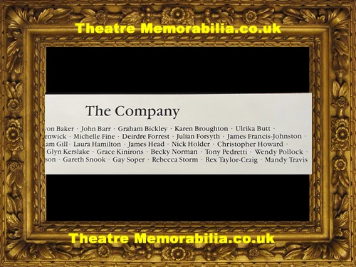 London Palace Theatre Les Miserables Souvenir Brochure Synopsis 1985 Signed - Image 9