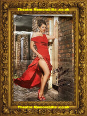 Helen Flanagan Autograph Signed Poster Coronation Street Actress