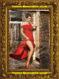 Helen Flanagan Autograph Signed Poster Coronation Street Actress