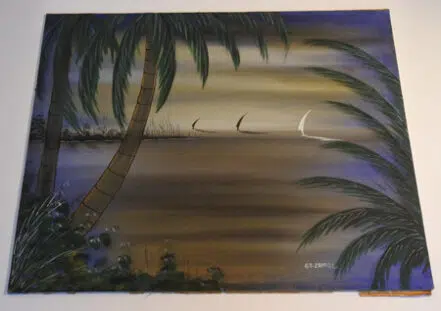 A T Zainol Large Painting Art Work Picture