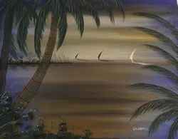 A T Zainol Large Painting Art Work Picture