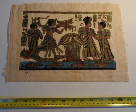 Egypt Papyrus Art Work Picture