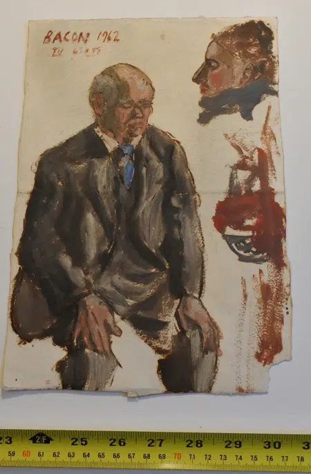 Francis Bacon Man In A Suit Painting 1962