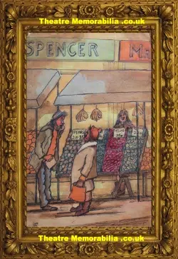 Gwendolen Jackson – At The Market – Watercolour Painting