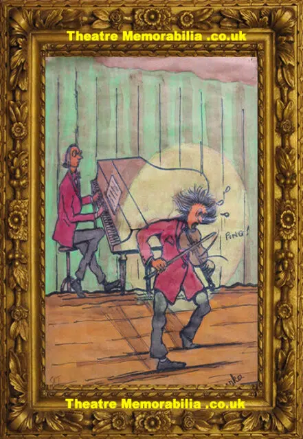 Gwendolen Jackson – Marko the Musician – Watercolour Painting