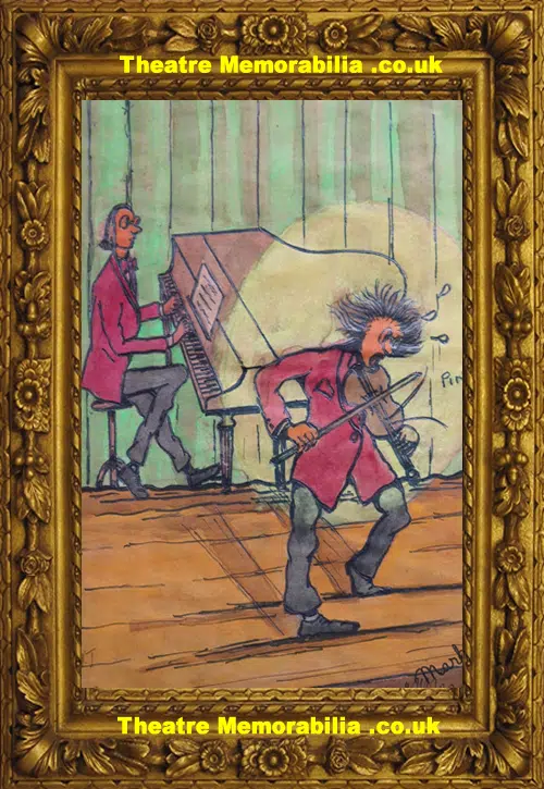 Gwendolen Jackson - Marko the Musician - Watercolour Painting
