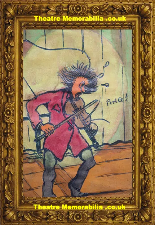 Gwendolen Jackson - Marko the Musician - Watercolour Painting