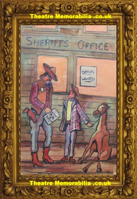 Gwendolen Jackson – The New Sheriff – Watercolour Painting