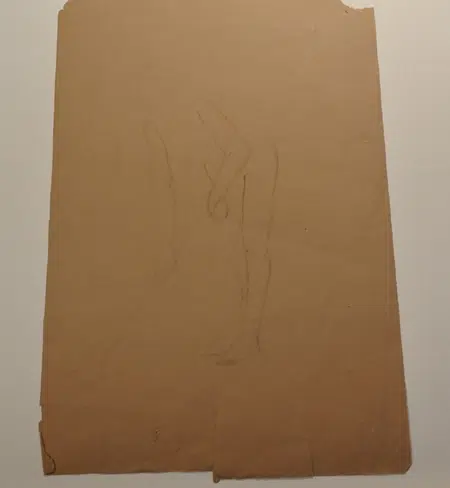 Harold Riley Picture Pastel Chalk - Hockey Girl 1969