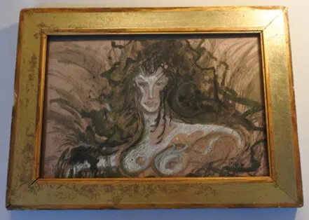 Harry Cordwell – The Sphinx – Oil Painting in a frame 1959