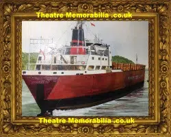J R Farnworth Painting Manchester Liners Renown Ship 1996
