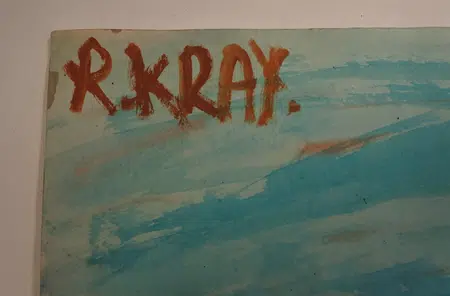 Kray Twins Painting - Art Work - Reggie + Ronnie Paintings - 12