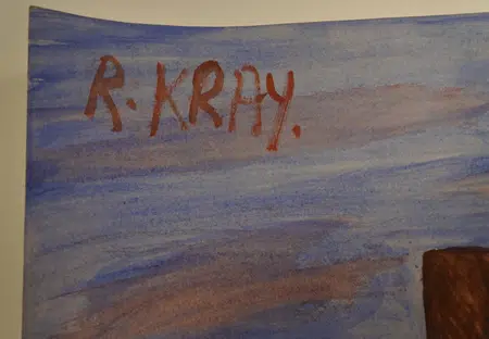 Kray Twins Painting - Art Work - Reggie + Ronnie Paintings - 14