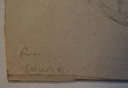 L S Lowry Sketch Drawing Of His Mother - 1909 - OLD