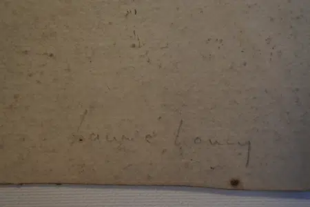 L S Lowry Sketch Drawing Of His Mother - 1909 - OLD