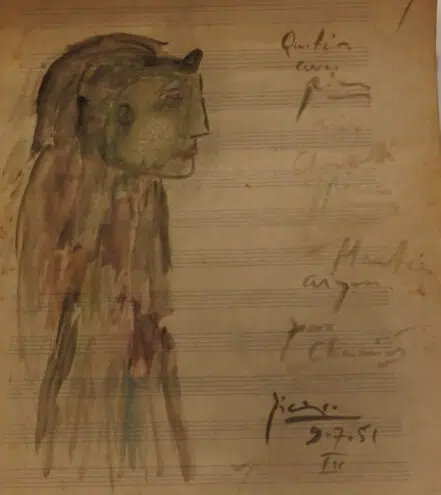 Pablo Picasso Sketch Picture Art Work – 10 – 1951