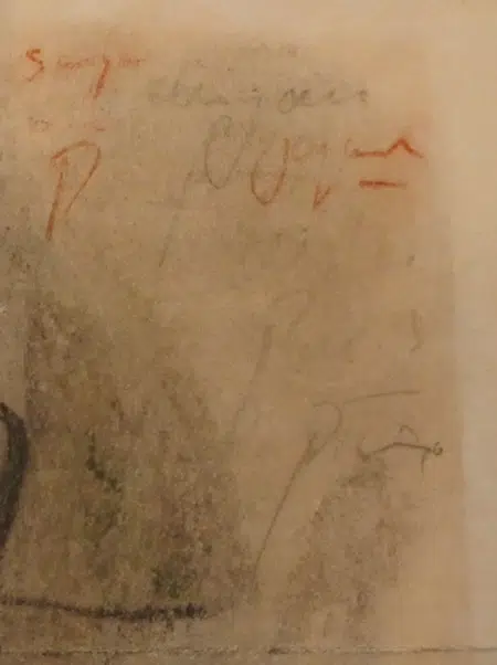 Pablo Picasso Sketch Picture Art Work - 3 - 1961