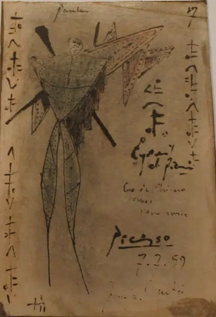 Pablo Picasso Sketch Picture Art Work – 5 – 1959