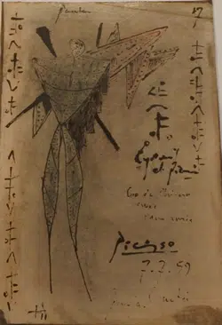 Pablo Picasso Sketch Picture Art Work – 5 – 1959