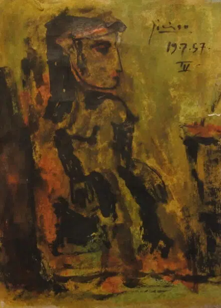 Pablo Picasso Sketch Picture Art Work – 6 – 1957