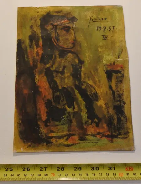 Pablo Picasso Sketch Picture Art Work - 6 - 1957