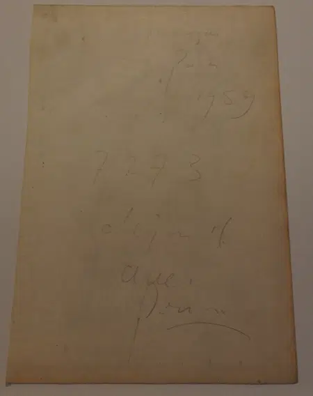 Pablo Picasso Sketch Picture Art Work - 7 - 1959