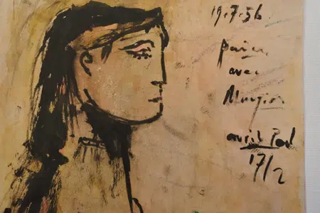 Pablo Picasso Sketch Picture Art Work - 8 - 1956