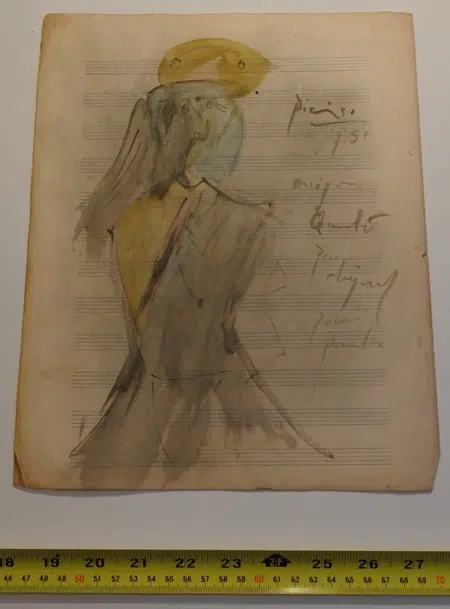 Pablo Picasso Sketch Picture Art Work - 9 - 1951
