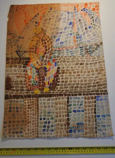 Signal - Unusual Mosaic Painting - Large