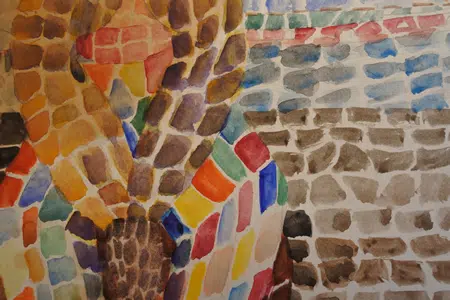 Signal - Unusual Mosaic Painting - Large