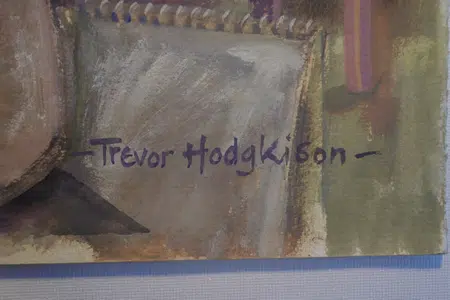 Trevor Hodgkinson Painting Pastel Art Work - The Art Class