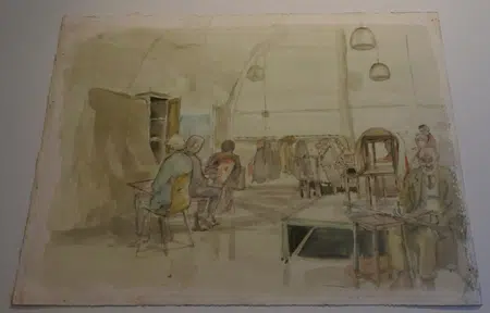 Trevor Hodgkinson Painting Pastel Art Work - The Art Class