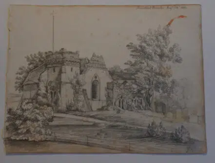 Unknown Artist – A Twisted Church 1800s – 1842