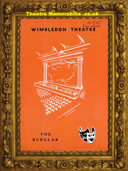 London Wimbledon Theatre – The Burglar – 1967